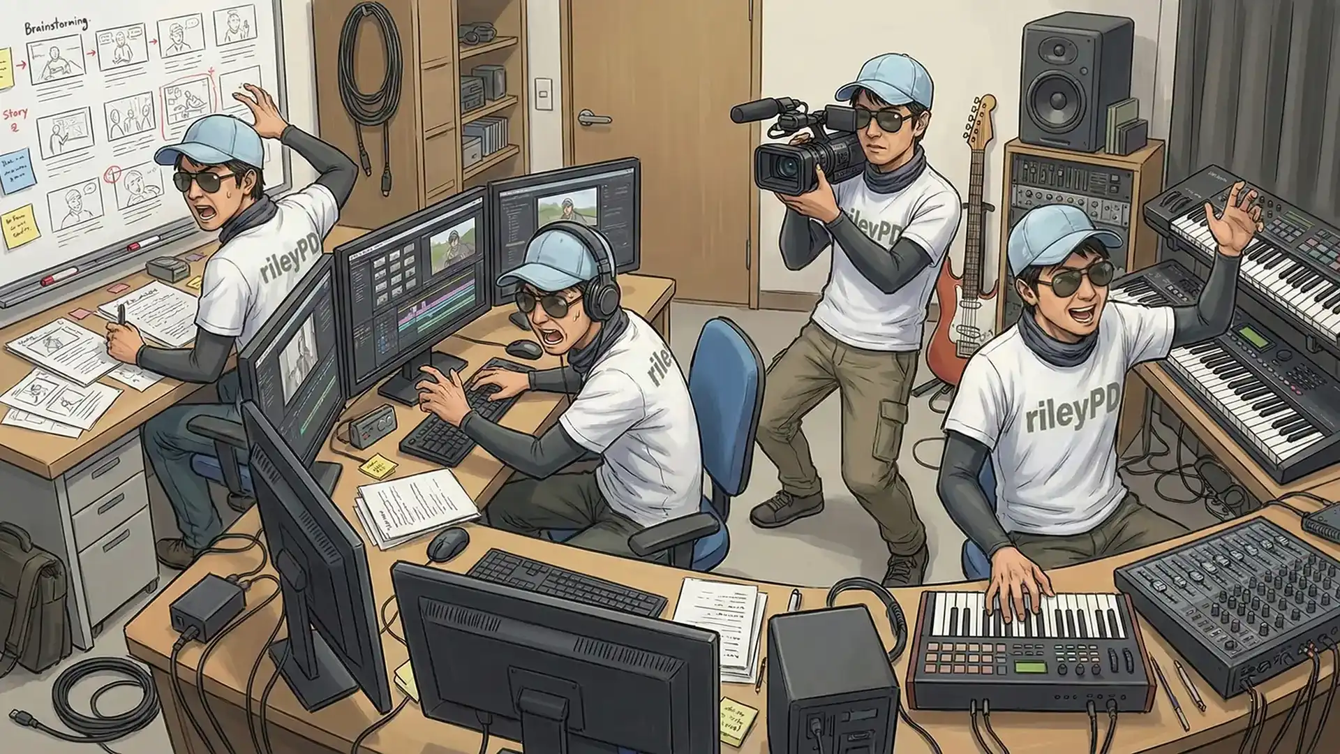 전 세계 로케이션에서 촬영을 진행하는 1인 영상 제작자 라일리피디(rileyPD)